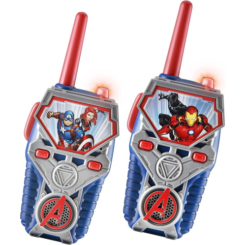 eKids Avengers Walkie Talkies  με ενσωματωμένο μεγάφωνο (AV-212) (Γκρι/Κόκκινο/Μπλε)