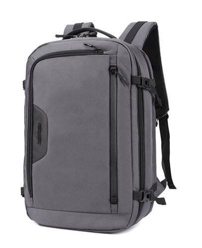 Arctic Hunter τσάντα πλάτης B-00183-GY με θήκη laptop αδιάβροχη γκρι