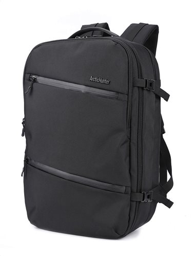 ARCTIC HUNTER τσάντα πλάτης B-00184-BK με θήκη laptop αδιάβροχη μαύρη