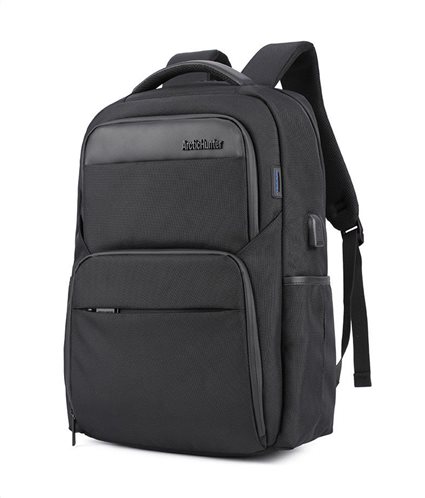 Arctic Hunter τσάντα πλάτης B00113C-BK με θήκη laptop USB μαύρη