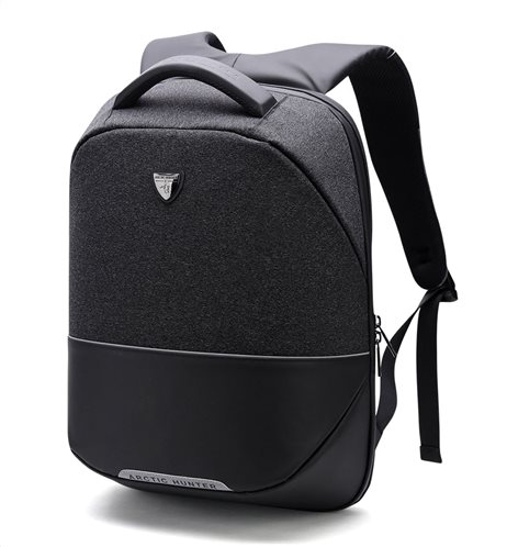 Arctic Hunter τσάντα πλάτης B00216-BK με θήκη laptop αδιάβροχη μαύρη