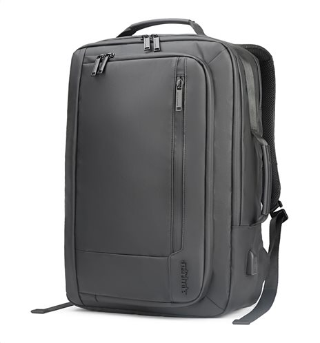 Arctic Hunter τσάντα πλάτης B00330-BK με θήκη laptop αδιάβροχη μαύρη