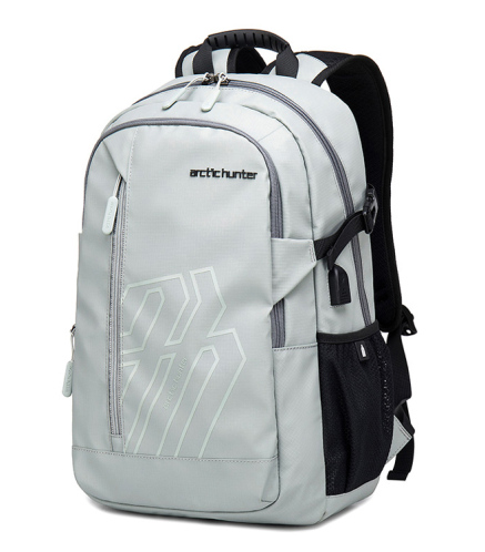 ARCTIC HUNTER τσάντα πλάτης B00387 με θήκη laptop 15.6" 26L USB γκρι