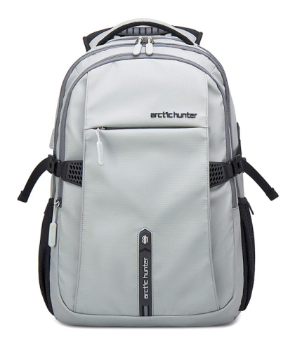 ARCTIC HUNTER τσάντα πλάτης B00388 με θήκη laptop 15.6" USB 27L γκρι