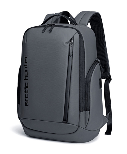 ARCTIC HUNTER τσάντα πλάτης B00554 με θήκη laptop 15.6" 20L USB γκρι