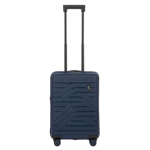 B|Y. Be Young. Be Bric's. Βαλίτσα trolley καμπίνας expandable 37x55x23/27cm σειρά Ulisse Ocean Blue