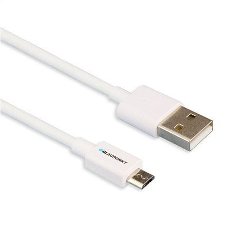Blaupunkt Καλώδιο Φόρτισης 2A Micro USB 2m - Άσπρο