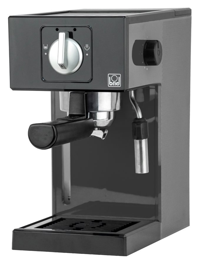 Briel Μηχανή Espresso 1000W Πίεσης 20bar A1 με δοχείο 1.5lt Μαύρη
