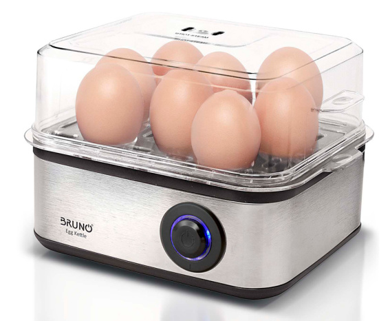 BRUNO βραστήρας αυγών 8 θέσεων BRN-0156 500W ανοξείδωτος
