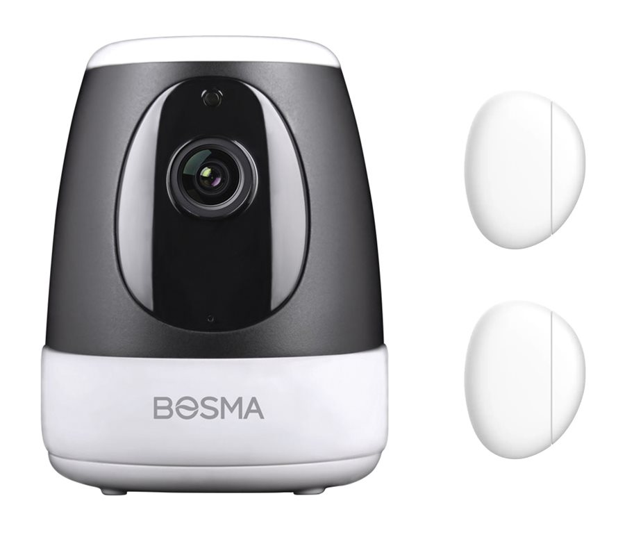 BOSMA smart κάμερα kit XC με λειτουργία hub Pan 360° 1080p WiFi PIR