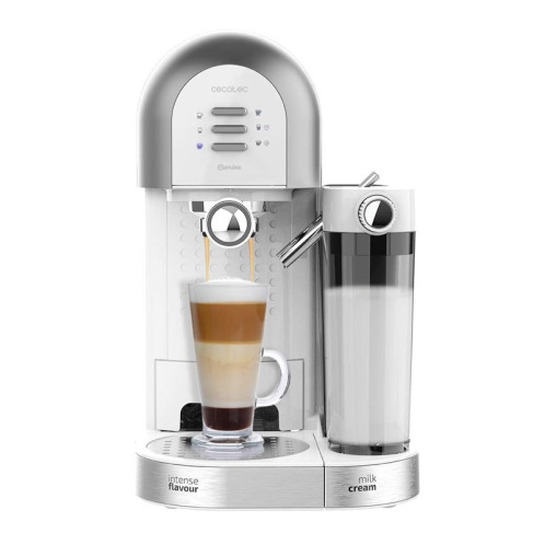 Cecotec Ημιαυτόματη Καφετιέρα Espresso Power Instant-ccino 20 Chic Serie Bianca 20 Bar Χρώματος Λευκό CEC-01594