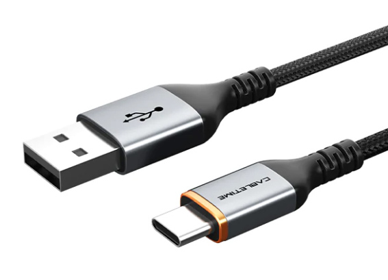 CABLETIME καλώδιο USB σε USB-C CT-AMCM3A 3A 1m μαύρο