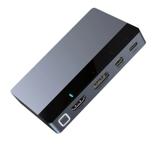 CABLETIME multi-port σε HDMI switch CT-PS41-GB1 4 σε 1 4K/60Hz γκρι