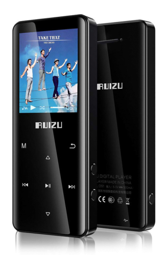 RUIZU MP3 player D51 με ηχείο 1.8" 8GB BT ελληνικό μενού μαύρο