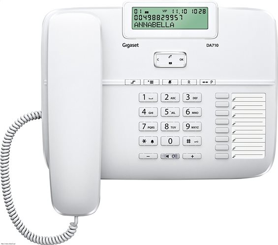 Ενσύρματο Τηλέφωνο Gigaset DA710 White