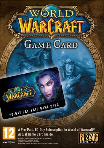 PC TIME CARD WORLD OF WARCRAFT