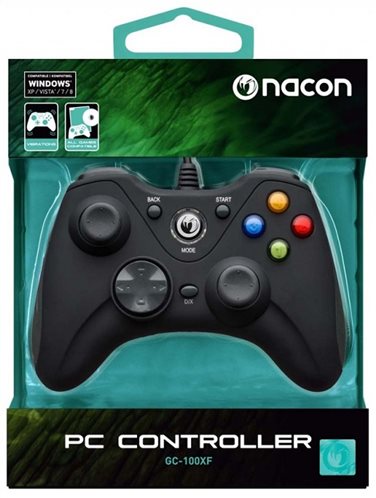 Nacon Ενσύρματο Gaming Χειριστήριο PC PCGC-100XF Black