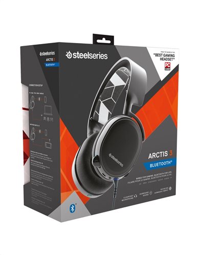 Ακουστικά gaming Arctis 3 Bluetooth της Steelseries PC, Μαύρα 61485