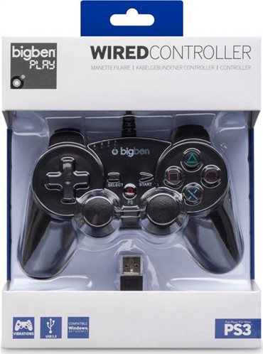 PS3 BIG BEN WIRED CONTROLLER 3 DIGITAL AXES (PC)
