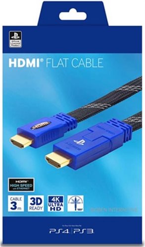 PS4 BIG BEN HDMI FLAT CABLE 3M SONY OFFICIAL (PS3)