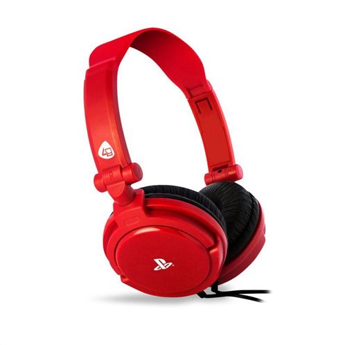 PS4 4GAMERS STEREO GAMING HEADSET BLACK PRO4-10RED