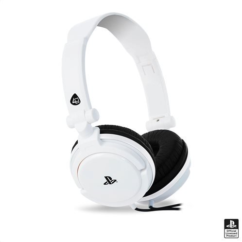 PS4 4GAMERS STEREO GAMING HEADSET BLACK PRO4-10WHITE