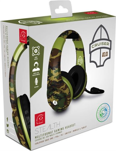 PS4 STEALTH STEREO GAMING HEADSET CAMO CRUISER (MULTI)