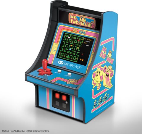 DRG 6.75" COLLECTIBLE RETRO MS. PAC-MAN MICRO PLAYER
