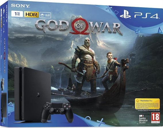 PS4 CONSOLE 1TB & GOW STD EDITION