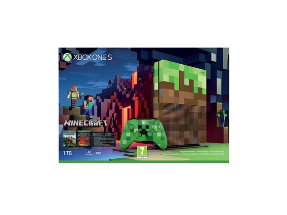 Microsoft Xbox One S 1TB & Minecraft Limited Edition