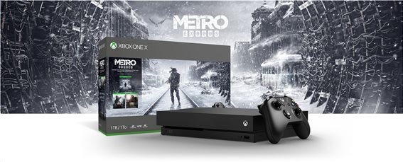 Microsoft console Xbox One X Metro Exodus