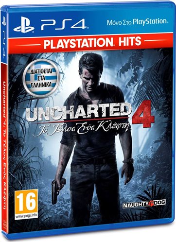 PS4 UNCHARTED 4 : A THIEF END HITS