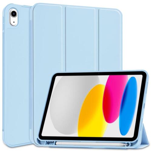 Θήκη Flip Smart inos Apple iPad 10.9 (2022) με TPU & SC Pen Γαλάζιο