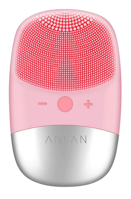 ANLAN συσκευή καθαρισμού προσώπου DL001 5 επίπεδα καθαρισμού IPX7 ροζ