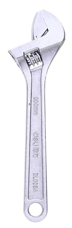 DELI γαλλικό κλειδί DL008A 8"/200mm 0-28mm νίκελ