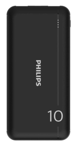 PHILIPS power bank DLP1810NB-62 10000mAh 2x USB 2.1A μαύρο
