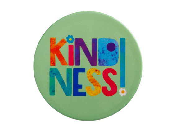 Maxwell Williams Kasey Rainbow Be Kind Κεραμικό Σουβέρ 10cm Kindness Πράσινο