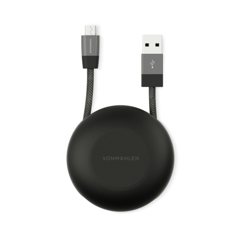 Vonmählen Premium Cable USB-A to microUSB The Luxury Cable Καλώδιο δεδομένων – Black