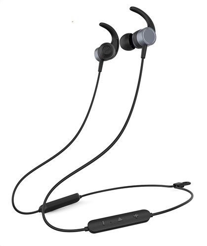 YISON Bluetooth Ακουστικά Neckband Multipoint Με Μαγνήτη E17-BK Μαύρα