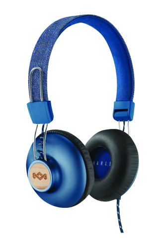MARLEY Positive Vibration 2.0 Ενσύρματα On Ear Ακουστικά µε Μικρόφωνο Denim