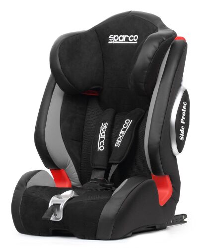 SPARCO Παιδικό Κάθισμα Αυτοκινήτου G123 με Isofix Black/Grey
