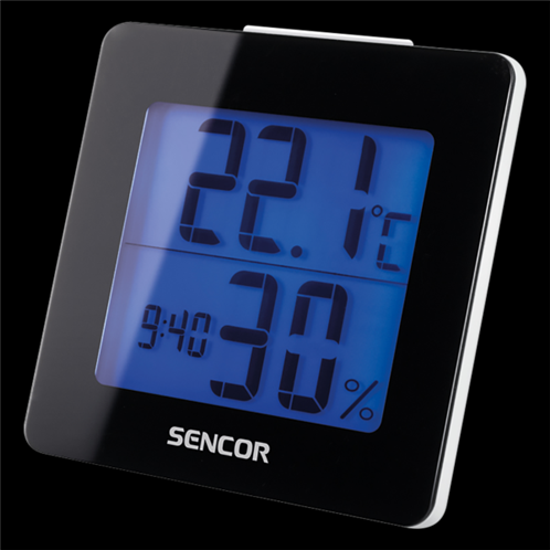 Sencor Θερμόμετρο & Υγρόμετρο Επιτραπέζιο Εσωτερικού Χώρου SWS 15 B