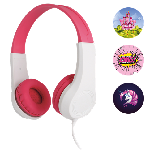 Sencor Παιδικά Ακουστικά Κεφαλής Ροζ SEP 255PK