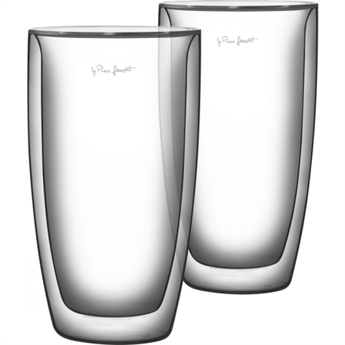 Lamart lt9011 σετ 2 γυάλινα ποτήρια latte σειρά vaso 380ml