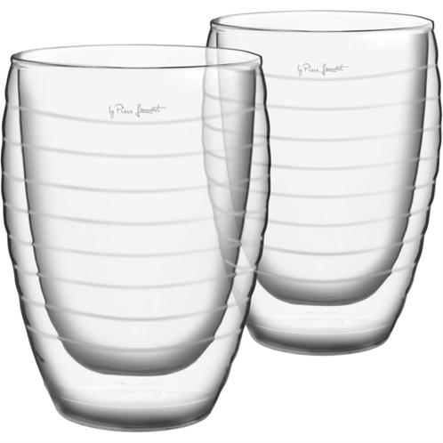 Lamart lt9013 σετ 2 γυάλινα ποτήρια χυμού σειρά vaso 370ml