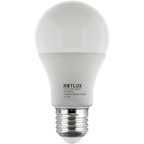 Retlux Λάμπα LED Θερμό Λευκό 12W E27 RLL 245