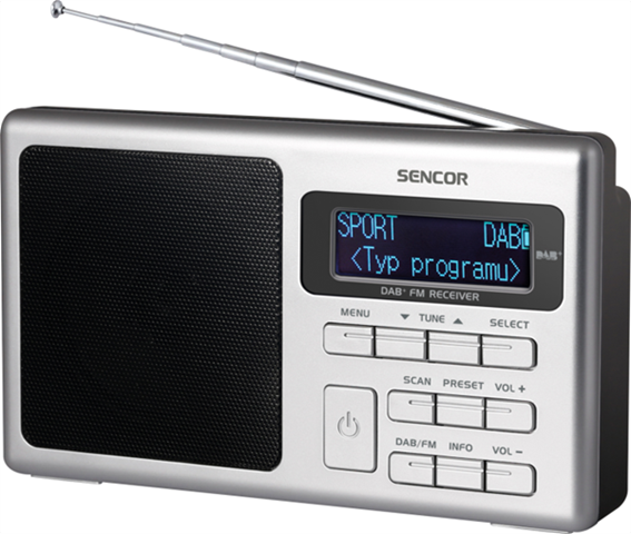 Sencor Ψηφιακό ραδιόφωνο DAB+ / FM-PLL SRD 6400 DAB+