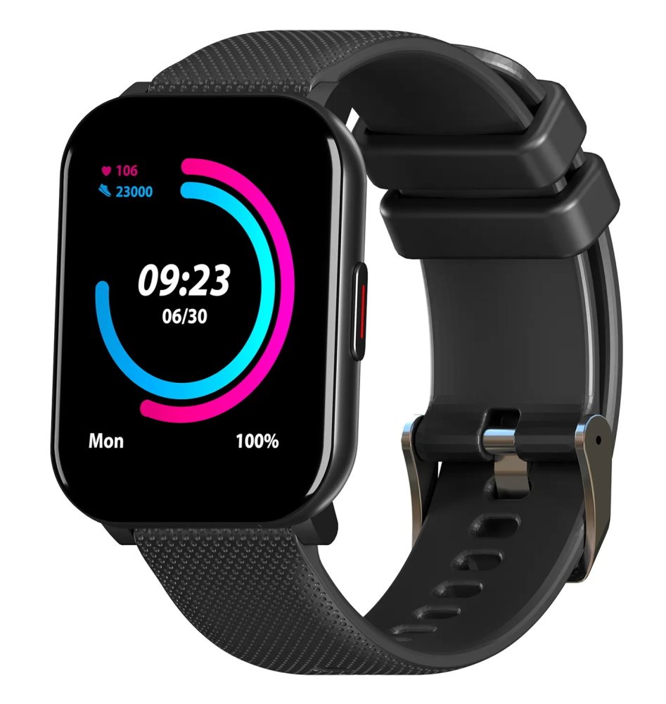 HIFUTURE smartwatch FutureFit Pulse 1.69" IP68 heart rate μαύρο