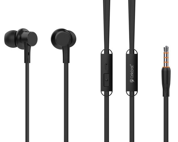 CELEBRAT earphones με μικρόφωνο G19 3.5mm 1.2m μαύρα