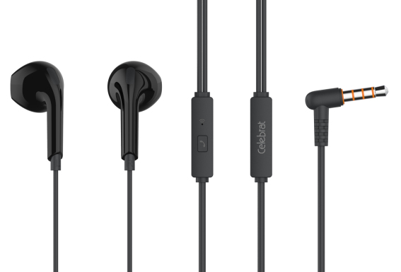 CELEBRAT earphones με μικρόφωνο G20 3.5mm 1.2m μαύρα